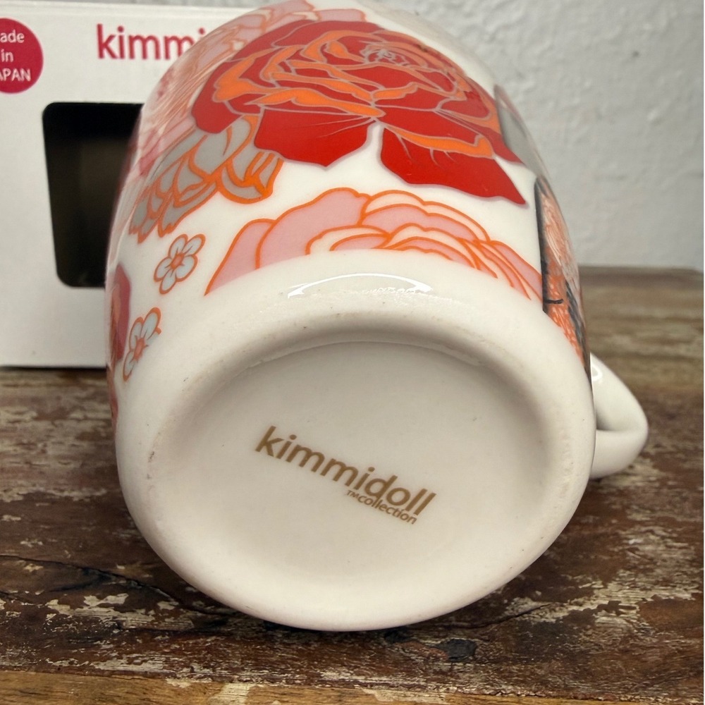Kimmidoll Collection Yumiko Mug Compassion Japan Kokeshi Doll Ceramic NEW - Picture 5 of 7